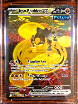 Iron Boulder EX SIR #207 - CGC PRISTINE 10 - 2024 Temporal Forces - Pokemon TCG - Image 2