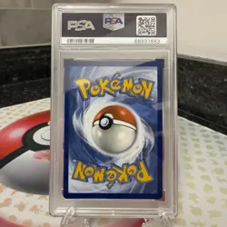 2022 Pokemon Brilliant Stars Promo #185 Moltres Prerelease Stamped Holo PSA 9 - Image 4