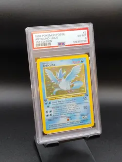 ❄ ARTICUNO ~ 1999 Pokemon Fossil 1st Edition #2 Holo ~ PSA 6 ❄ - Image 2