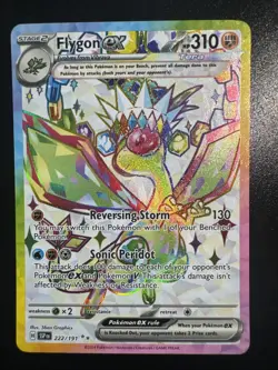 Pokemon TCG Flygon EX 222/191 Ultra Rare, Surging Sparks, Mint Condition - Image 1
