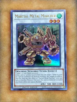 Yugioh Martial Metal Marcher CT15-EN009 Ultra Rare Limited Edition NM - Image 1