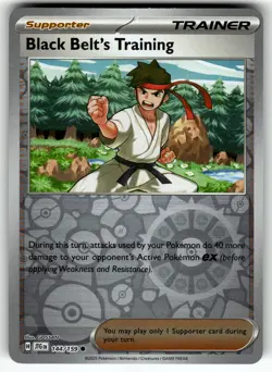 Black Belt's Training 144/159 SV09: Journey Together NM Pokemon Card TCG - Image 1