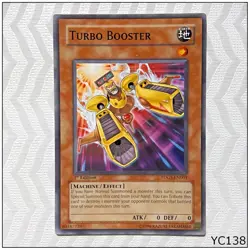 Turbo Booster - TDGS-EN001 - Common 1st Yugioh Card (B) (YC138) - Image 1