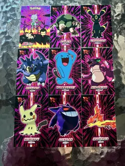 Pokemon Rocket Team Card Database Magenta Holo Unreleased Box Hits Complete Set - Image 1
