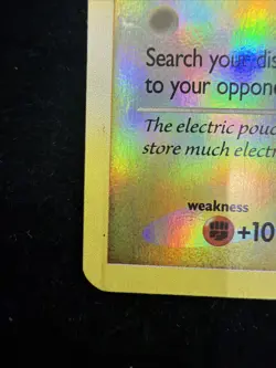 Pichu 45/100 MP Stamped Reverse Holo -Vintage Pokemon Card- Burger King (4s) - Image 2