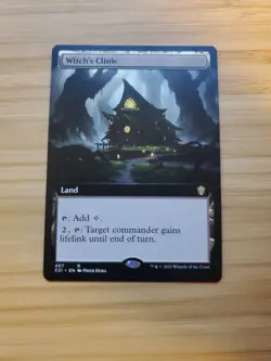 1 x Witch's Clinic (Extended Art) - Near Mint MTG Commander 2021 - Image 1
