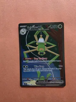 Pokemon Spidops EX TCG Illustration Rare Card Scarlet & Violet Base Set 243/198 - Image 1