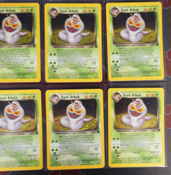 HP (Unlimited) Pokemon LOT 8-Card DARK ARBOK Holo-Rare 2/82 TEAM ROCKET Set WOTC - Image 3