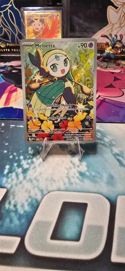 Meloetta 026 2025 Pokemon Mega Evolution Illustration Rare Black Star Promo Card - Image 1