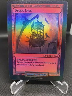 Divorced Dads TCG - Drunk Tank - Holo Tool Card - Age of Alimony - Image 1