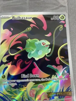 Bulbasaur 133/132 Pokemon TCG Mega Evolutions Stamped Promo Card NM Sealed #1 - Image 3