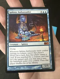 MTG Magic The Gathering Card Sphinx Ambassador Core Set 2010 M10 Regular 73/249 - Image 3