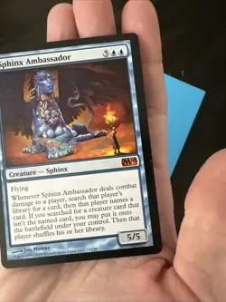 MTG Magic The Gathering Card Sphinx Ambassador Core Set 2010 M10 Regular 73/249 - Image 5