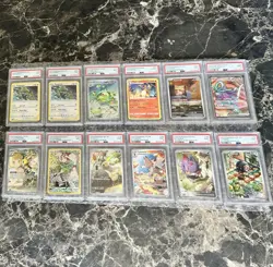 PSA Graded Pokemon Cards 12 Slabs New Uncirculated illustration rares And More - Image 2