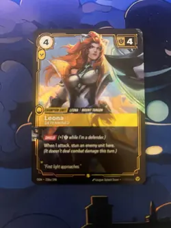 Riftbound: League of Legends TCG Leona - Determined (Art) Origins 238a Card Foil - Image 1