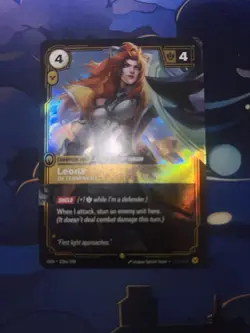 Riftbound: League of Legends TCG Leona - Determined (Art) Origins 238a Card Foil - Image 2