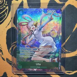 Uta (Alt Art) OP13-023 SR Carrying on His Will - ONE PIECE Card Game ENGLISH - Image 1