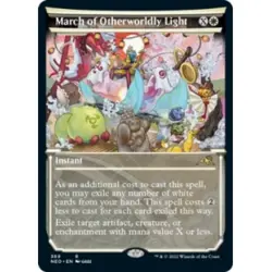 MARCH OF OTHERWORLDLY LIGHT (SHOWCASE) Kamigawa: Neon Dynasty NEO Magic MTG CARD - Image 1