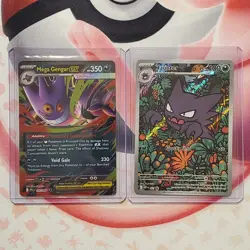 Haunter 027 Promo + Mega Gengar ex 056/094 - Box Fresh - Pokemon Card Lot #920 - Image 1