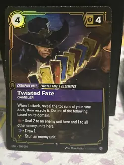 ~ Twisted Fate Gambler ~ Foil ~ Riftbound: Origins - Image 1
