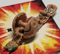 BAKUGAN BATTLE BRAWLERS CENTIPOID TAN SUBTERRA 450g NO CARD - Image 1