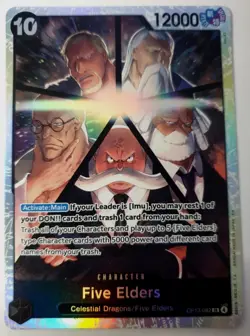 One Piece Card Game Five Elders OP13-082 Super Rare Carrying on his Will - Image 1