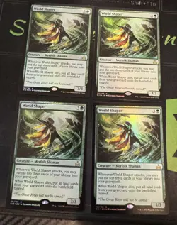 World Shaper *FOIL* X4 Rivals of Ixalan MTG Magic the Gathering - Image 1
