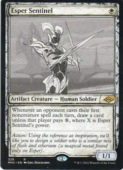 MTG: Modern Horizons 2: Showcase Esper Sentinel: Lightly Played Condition - Image 1