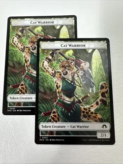 [X2] - Cat Warrior Token - #5 Modern Horizons 3 MH3 MTG - Image 1