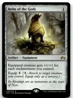 MTG Magic Origins #230 Helm of the Gods MP - Image 1