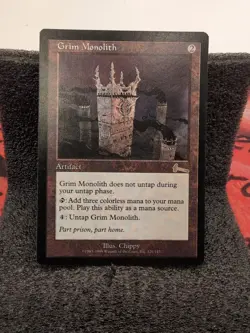 MTG Grim Monolith Urza's Legacy Magic the Gathering LP Condition - Image 1