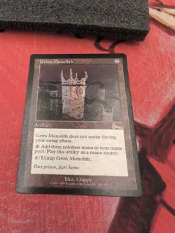 MTG Grim Monolith Urza's Legacy Magic the Gathering LP Condition - Image 3