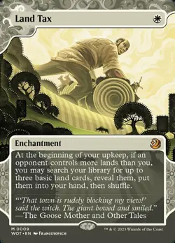 [1x] Land Tax Near Mint, English Wilds of Eldraine Extras MTG Magic - Image 1