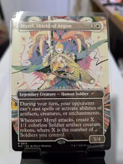 Myrel, Shield of Argive NON-foil -Secret Lair Encyclopedia Of Magic A-Z MTG 0013 - Image 1
