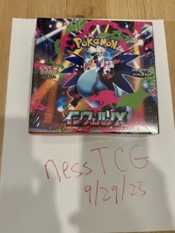 Inferno X Booster Box Japanese Pokemon NEW SEALED US Seller W Shrink IN HAND - Image 1
