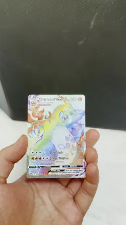 Pokemon TCG Charizard VMAX Champion's Path 074/073 Holo Secret Rare NM/M - Image 2