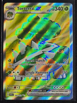 Torterra Ex 185/162 (Ultra Rare) Temporal Forces Near Mint Pokemon TCG - Image 1