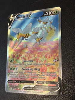 Pokemon TCG Beedrill v 161/189 Astral Radiance Alt Art NM - Image 2