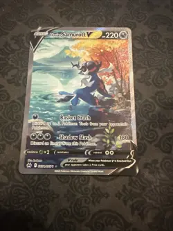 Pokemon Hisuian Samurott V GG51 Crown Zenith Galarian Gallery Ultra Rare Holo - Image 1