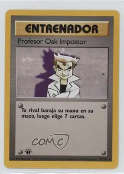 Imposter Professor Oak Spanish 1st Ed. Pokemon Base Set #73 1999 - Image 1