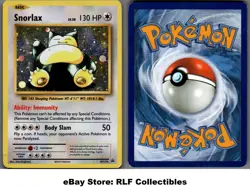 2016 Pokemon, XY Promos, #XY179 Snorlax, Holo Black Star Promo (b) - Image 1