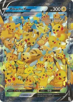 Pikachu V-Union SWSH141 Pokemon Oversized Jumbo Ultra Rare Card NM - Image 1