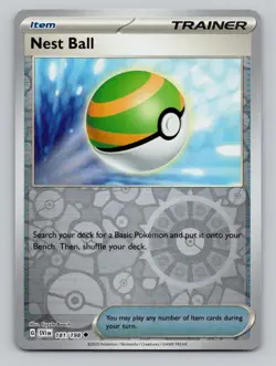 Reverse Holo Nest Ball #181/198 Uncommon SV01: Scarlet & Violet Base Set Pokemon - Image 1
