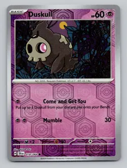 Reverse Holo Duskull #018/064 Common SV: Shrouded Fable Pokemon - Image 1