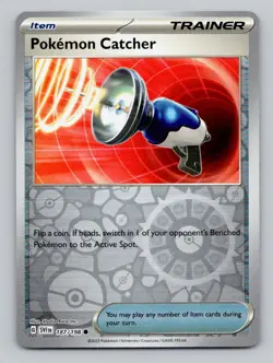 Reverse Holo Pokemon Catcher #187/198 Common SV01: Scarlet & Violet Base Set - Image 1