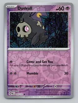 Reverse Holo Duskull #018/064 Common SV: Shrouded Fable Pokemon - Image 1
