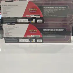 [LOT OF 2X] Pokemon TCG 2025 Holiday Advent Calendar New Sealed 2 Pack FREE SHIP - Image 2