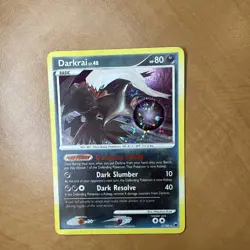 Pokemon TCG Darkrai Lv. 48 Majestic Dawn 3/100 Holo Rare with SWIRL - Image 1