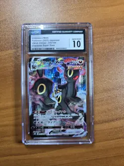 CGC 10 GEM MINT Japanese Pokemon 2021 Umbreon VMAX 245/184 VMAX Climax S8b - Image 1