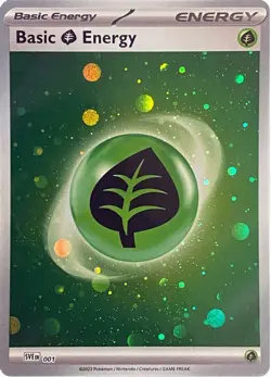 Grass Energy - SVE001 - Pokemon 151 Cosmos Holo Rare Card NM - Image 1